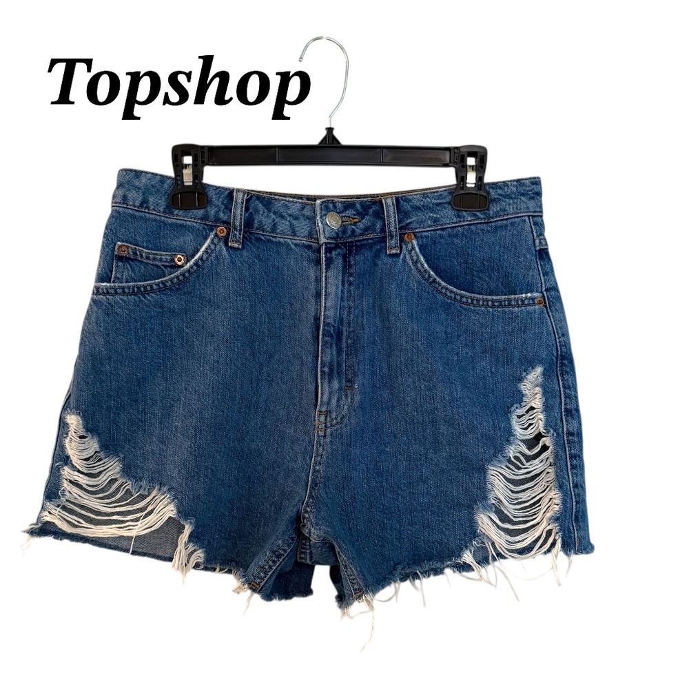 Topshop jean Shorts Size 8